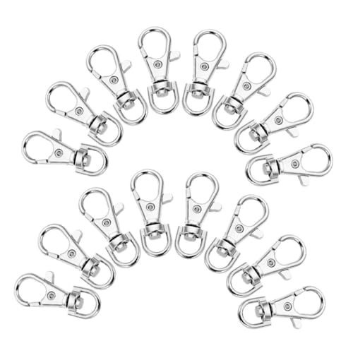 Gadpiparty 100 Stück Teiliges Kleine Metall lobster karabinerhaken aus Zinklegierung Drehbar Langlebig und Kompakt für Schlüsselanhänger Taschen Schmuck und DIY zubehör Gadpiparty 100 Stück Teiliges Kleine Metall lobster karabinerhaken aus Zinklegierung Drehbar Langlebig und Kompakt für Schlüsselanhänger Taschen Schmuck und DIY zubehör von Gadpiparty