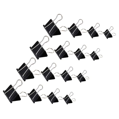 Gadpiparty 100 Stück Teiliges Metall Büroklammern in Schwarz Starke Dokumentenklammern in Langlebige Papierhalter für Effiziente Büroorganisation und Sicheres Zusammenhalten von Akten Gadpiparty 100 Stück Teiliges Metall Büroklammern in Schwarz Starke Dokumentenklammern in Langlebige Papierhalter für Effiziente Büroorganisation und Sicheres Zusammenhalten von Akten von Gadpiparty