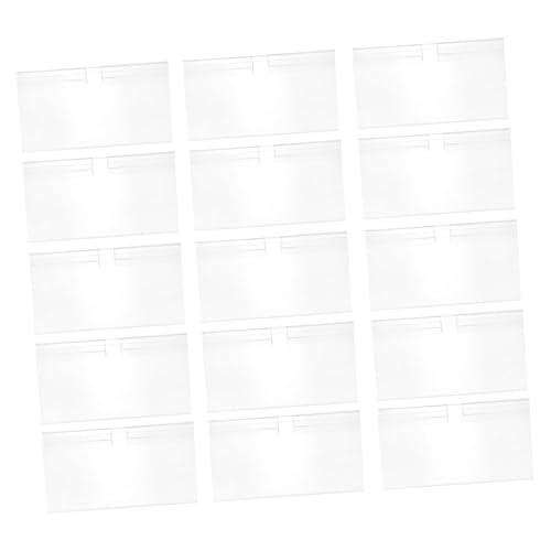 Gadpiparty 100 Stück Teiliges Transparenter PVC Draht Preisschildhalter für Regale Langlebig Einfach zu Beschriften Geeignet für Supermarkt und Einzelhandel Praktische Etikettenclips Gadpiparty 100 Stück Teiliges Transparenter PVC Draht Preisschildhalter für Regale Langlebig Einfach zu Beschriften Geeignet für Supermarkt und Einzelhandel Praktische Etikettenclips von Gadpiparty