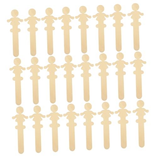 Gadpiparty 100 Stück Unbemalte Holzfiguren für DIY Projekte Menschenform Holzscheiben für Bastelarbeiten und Dekorationen zu Hause für Feste Gadpiparty 100 Stück Unbemalte Holzfiguren für DIY Projekte Menschenform Holzscheiben für Bastelarbeiten und Dekorationen zu Hause für Feste von Gadpiparty