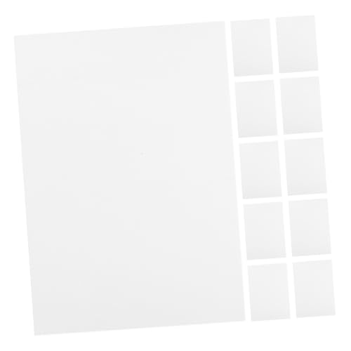 Gadpiparty 100 Stück Weiße Schaumstoffplatten Dicke Für DIY Basteln Drucken Klassenzimmer Papierplatten Vielseitig Für Kartengestaltung Scrapbooking Originelles Gestalten von Gadpiparty