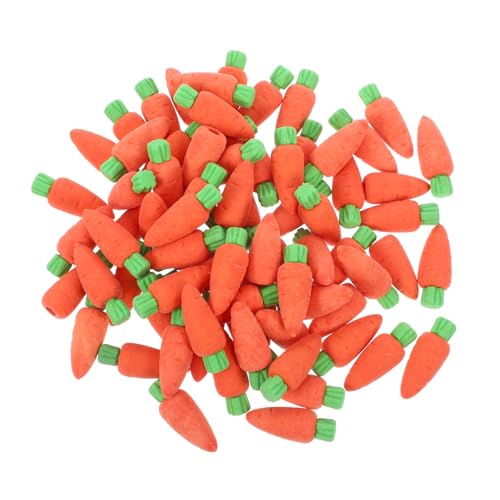 Gadpiparty 100 Stück kleine radiergummis für groß kawaii radiergummi radiergummi Karotten Radiergummi Lustige Radiergummis für im Klassenzimmer Orange von Gadpiparty