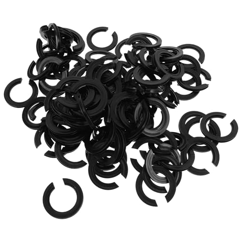 Gadpiparty 100-teiliger Lampenschirm-Adapterring – E27 auf E14 Lampenschirm-Konvertersockel-Adapter – Schwarzer Glühbirnenhalter für die alltägliche Beleuchtung im Urlaub von Gadpiparty