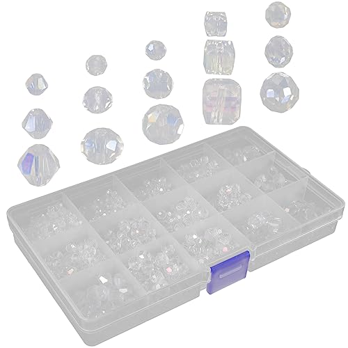 Gadpiparty 1000 Stück Kristallglas Perlen Spacer Beads für Schmuckherstellung Vielseitig Einsetzbar für Ohrringe Armbänder und Diy Projekte Gadpiparty 1000 Stück Kristallglas Perlen Spacer Beads für Schmuckherstellung Vielseitig Einsetzbar für Ohrringe Armbänder und Diy Projekte von Gadpiparty