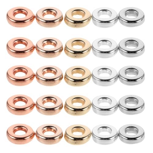 Gadpiparty 1000 Stück flache Abstandsperlen zur Schmuckherstellung: Armbänder, Halsketten, kleine Metallperlen zur Schmuckherstellung, DIY-Bastelzubehör Gadpiparty 1000 Stück flache Abstandsperlen zur Schmuckherstellung: Armbänder, Halsketten, kleine Metallperlen zur Schmuckherstellung, DIY-Bastelzubehör von Gadpiparty