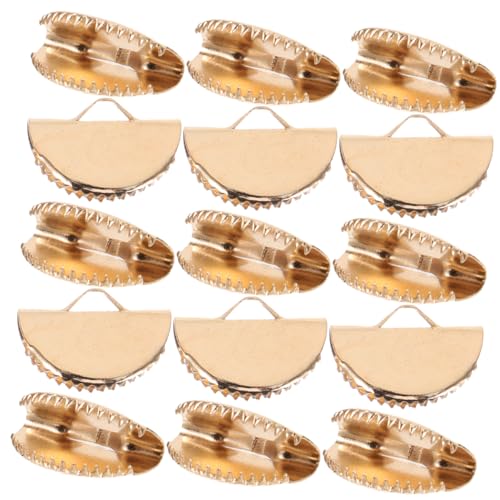 Gadpiparty 1000Stücke Kordelenden Clips Crimp Endenklemmen Für Schmuckherstellung Vielseitige Verschlüsse Für Armbänder Lesezeichen Und DIY Projekte Für Modeaccessoires von Gadpiparty