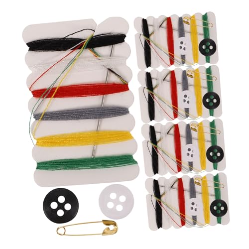 Gadpiparty 100Packungen Nähset Teilig mit Nähgarn Nadeln und Knöpfen Multifunktionales Nähzeug für Zuhause für Quilten Kleidungsherstellung und Näharbeiten Farben Gadpiparty 100Packungen Nähset Teilig mit Nähgarn Nadeln und Knöpfen Multifunktionales Nähzeug für Zuhause für Quilten Kleidungsherstellung und Näharbeiten Farben von Gadpiparty