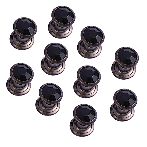 Gadpiparty 100Stücke Bunte Diamant Strasssteine Schmuck Kunst Design Metall Bekleidungszubehör für DIY Kleidung Schwarz mit Rand zum Basteln und Dekorieren von Gadpiparty