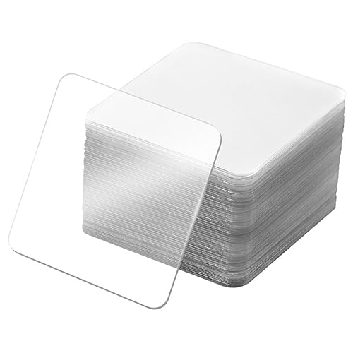 Gadpiparty 100Stücke Doppelseitiges Klebeband Transparentes Klebeband für Befestigungen Selbstklebende Klebepunkte Wiederverwendbares Montageband für Fotos Wanddekorationen und Zubehör von Gadpiparty