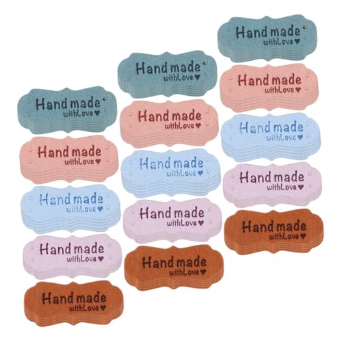 Gadpiparty 100Stücke Geprägte Handgefertigte Etiketten für Kleidung und DIY Projekte für Heimwerker und Einzigartige Modestücke Gadpiparty 100Stücke Geprägte Handgefertigte Etiketten für Kleidung und DIY Projekte für Heimwerker und Einzigartige Modestücke von Gadpiparty
