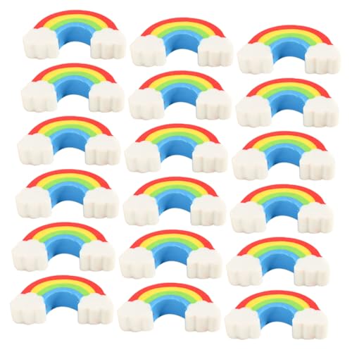 Gadpiparty 100Stücke Multifunktionale Regenbogen Radiergummis Tragbare Mini Radiergummis für Schule Büro und Partys Dekorativ und Funktional für Skizzen und von Gadpiparty