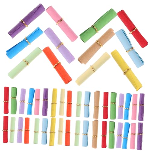 Gadpiparty 100Stücke Nachrichtenschreiben Papierrollen Mini Scrollpapier für Wunschflaschen DIY Dekoration für Besondere Anlässe Romantische Gadpiparty 100Stücke Nachrichtenschreiben Papierrollen Mini Scrollpapier für Wunschflaschen DIY Dekoration für Besondere Anlässe Romantische von Gadpiparty
