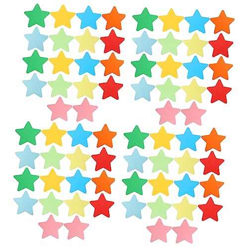 Gadpiparty 108 Stück Bunte Stern Papierausschnitte für Kreative Bastelarbeiten Wanddekor für und Feste pro Packung Insgesamt Teile von Gadpiparty