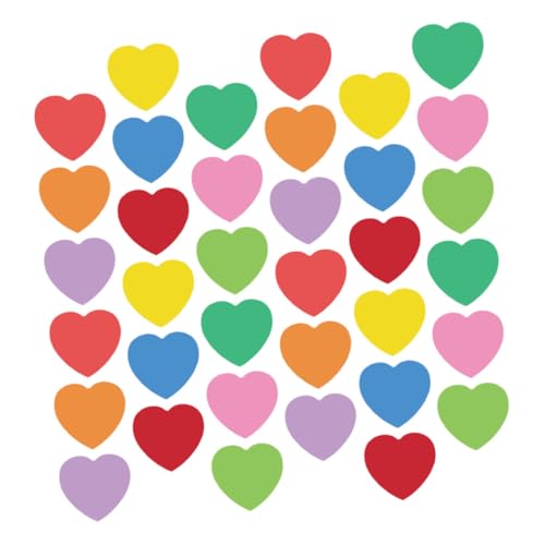 Gadpiparty 108Stücke Herz-papierausschnitte in Bunten Farben für Klassenzimmer-dekorationen und Diy-projekte Schreibbare Herzform für Valentinstag Geburtstagsfeiern und Kreative Bastelaktivitäten Gadpiparty 108Stücke Herz-papierausschnitte in Bunten Farben für Klassenzimmer-dekorationen und Diy-projekte Schreibbare Herzform für Valentinstag Geburtstagsfeiern und Kreative Bastelaktivitäten von Gadpiparty