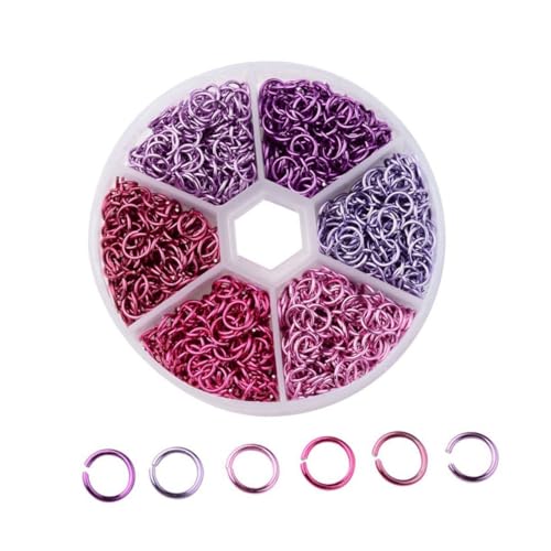 Gadpiparty 1080Stücke Biegeringe Aluminium Offene Verbindungselemente für DIY Schmuck Bastelzubehör Mischfarben Halsketten Armbänder und Ohrringe Gadpiparty 1080Stücke Biegeringe Aluminium Offene Verbindungselemente für DIY Schmuck Bastelzubehör Mischfarben Halsketten Armbänder und Ohrringe von Gadpiparty