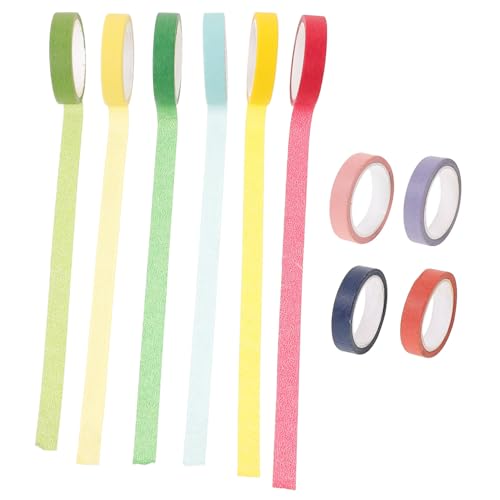 Gadpiparty 10Rollen Washi Tape Bunten Candy Dekorative DIY Klebebänder Für Scrapbooking Journaling Und Bastelarbeiten Vielseitiges Zubehör Für Kreative Projekte Gadpiparty 10Rollen Washi Tape Bunten Candy Dekorative DIY Klebebänder Für Scrapbooking Journaling Und Bastelarbeiten Vielseitiges Zubehör Für Kreative Projekte von Gadpiparty