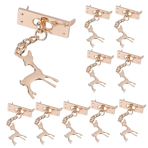 Gadpiparty 10Stücke Dekorative Schnalle für Taschen Rechteckform Elegantes Design DIY Zubehör für Handtaschen und Geldbörsen Rostfrei und Langlebig Gadpiparty 10Stücke Dekorative Schnalle für Taschen Rechteckform Elegantes Design DIY Zubehör für Handtaschen und Geldbörsen Rostfrei und Langlebig von Gadpiparty