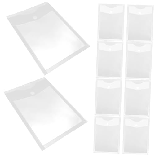 Gadpiparty 10Stücke Dokumentenordner mit Druckknopf Transparente Aktenumschläge Praktische Organizer Taschen für Büro Schule und Zuhause Wiederverwendbare Gadpiparty 10Stücke Dokumentenordner mit Druckknopf Transparente Aktenumschläge Praktische Organizer Taschen für Büro Schule und Zuhause Wiederverwendbare von Gadpiparty