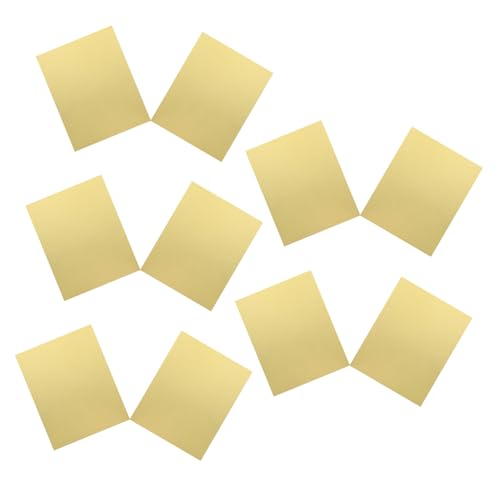 Gadpiparty 10Stücke Goldfolienpapier für DIY Projekte Metallic Karton für Bastelarbeiten Scrapbooking Karten und Einladungen Einfach Falten Gadpiparty 10Stücke Goldfolienpapier für DIY Projekte Metallic Karton für Bastelarbeiten Scrapbooking Karten und Einladungen Einfach Falten von Gadpiparty