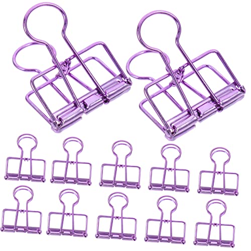 Gadpiparty 10Stücke Metallbindemittel Clips Teiliges Hochwertige Büroklammern für Dokumente Rechnungen und Papiere Vielzweckklammern für Büro und Schule Langlebig und Funktional von Gadpiparty
