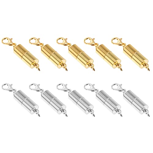 Gadpiparty 10Stücke Praktische Armbandverlängerer Magnetverschlüsse für Schmuckanpassung und Silber Installieren und Robust für Armbänder Gadpiparty 10Stücke Praktische Armbandverlängerer Magnetverschlüsse für Schmuckanpassung und Silber Installieren und Robust für Armbänder von Gadpiparty
