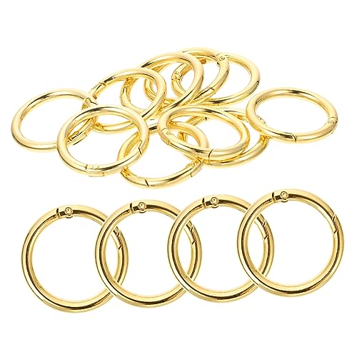Gadpiparty 10Stücke Schlüsselringe Metall Praktische Schlüsselanhänger für DIY Projekte Robuste und Sichere Split Ringe für Schlüssel und Zubehör für Männer und Frauen von Gadpiparty