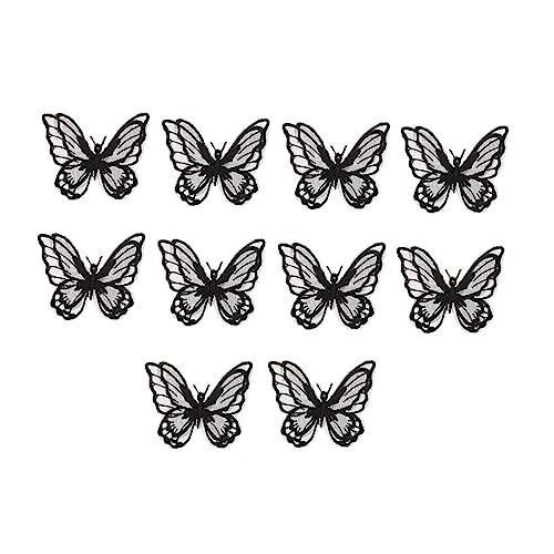 Gadpiparty 10Stücke Schmetterling Stickerei Patches Doppellagige Organza Applikationen für Hochzeitsdekor Haarschmuck und Kleidung für DIY Projekte und Gestaltungen Gadpiparty 10Stücke Schmetterling Stickerei Patches Doppellagige Organza Applikationen für Hochzeitsdekor Haarschmuck und Kleidung für DIY Projekte und Gestaltungen von Gadpiparty