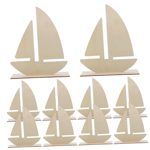 Gadpiparty 10Stücke Segelschiff Holzscheiben DIY Bastelzubehör für Dekorationen Unvollendete Holzausschnitte für Sicher für Persönliche Gadpiparty 10Stücke Segelschiff Holzscheiben DIY Bastelzubehör für Dekorationen Unvollendete Holzausschnitte für Sicher für Persönliche von Gadpiparty