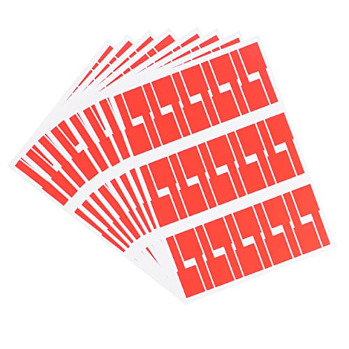 Gadpiparty 10Stücke Selbstklebende Identifikations Tags Rot Haltbare Kabelmarkierungen für Computer USB Audio Video Kabel Gadpiparty 10Stücke Selbstklebende Identifikations Tags Rot Haltbare Kabelmarkierungen für Computer USB Audio Video Kabel von Gadpiparty