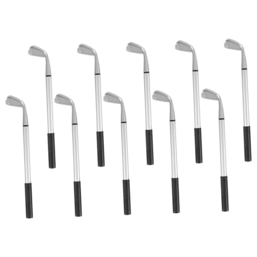 Gadpiparty 10Stücke Teiliges Golf Kugelschreiber Hochwertige Putter Stifte Für Golfer Für Golfbegeisterte Büro Und Schreibtischdekoration Souvenir Für Besondere von Gadpiparty