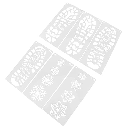 Gadpiparty 10Stücke Weihnachts DIY Schablonen Vorlagen Wiederverwendbare Malvorlagen für Weihnachtsdekorationen und Leicht von Gadpiparty