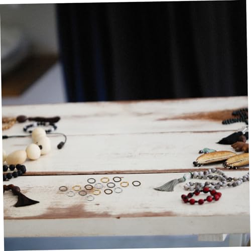 Gadpiparty 10er Packungen Schmuck Sprungringe aus Metall DIY Verbindungsringe Farben pro Packung für Schmuckreparatur Basteln von Halsketten und Armbändern von Gadpiparty