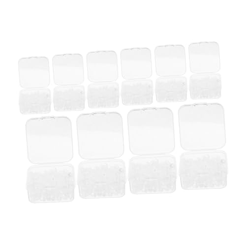 Gadpiparty 10er Schachtel Boxen Silikon Ohrstecker Verschlüsse Transparente Sicherheits Ohrstopper Weiche Ohrstecker Rückseiten für Fischhaken Studs Hoops DIY Ohrschmuck Zubehör von Gadpiparty