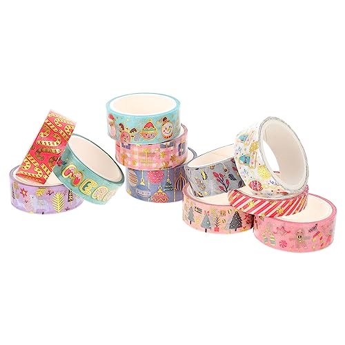 Gadpiparty 11 Rollen Teiliges Weihnachts Washi Tape Dekorative DIY Klebebänder mit Festlichen Motiven Vielseitig für Geschenkverpackung Scrapbooking Partydekoration und Kreative Gadpiparty 11 Rollen Teiliges Weihnachts Washi Tape Dekorative DIY Klebebänder mit Festlichen Motiven Vielseitig für Geschenkverpackung Scrapbooking Partydekoration und Kreative von Gadpiparty