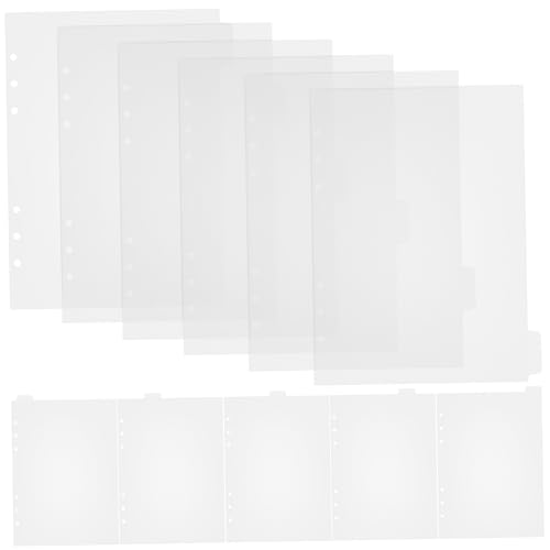 Gadpiparty 11 Stück Trennseite Für Ringbücher Multi Extra Breite Trennwände Ordnertrenner Mit Laschen Groß Trennzeichen Schulranzen Index-tabs Seitenteiler Separator Gefrostet Pp Transparent Gadpiparty 11 Stück Trennseite Für Ringbücher Multi Extra Breite Trennwände Ordnertrenner Mit Laschen Groß Trennzeichen Schulranzen Index-tabs Seitenteiler Separator Gefrostet Pp Transparent von Gadpiparty