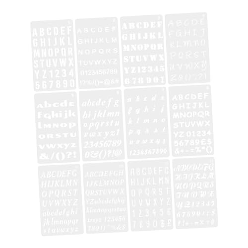 Gadpiparty 12 Blatt Hohl Tintenstrahl Vorlagenschablonen Zum Malen Kunstschablonen Buchstabenschablonen Wiederverwendbare Schablonen Buchstaben Alphabet Schablone Brennschablonen Und Gadpiparty 12 Blatt Hohl Tintenstrahl Vorlagenschablonen Zum Malen Kunstschablonen Buchstabenschablonen Wiederverwendbare Schablonen Buchstaben Alphabet Schablone Brennschablonen Und von Gadpiparty