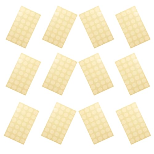 Gadpiparty 12 Blatt Selbstklebende Lochverstärkungssticker Transparente Aufkleber für Loose Leaf Papier für Diy Projekte Planer und Bastelarbeiten von Gadpiparty