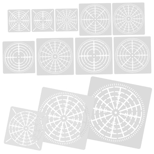 Gadpiparty 12 Blatt Teiliges Malschablonen für Wandmalerei Wiederverwendbare Schablonen für Kreatives Diy für Stoff Holz und Bastelprojekte und Heimdekoration von Gadpiparty