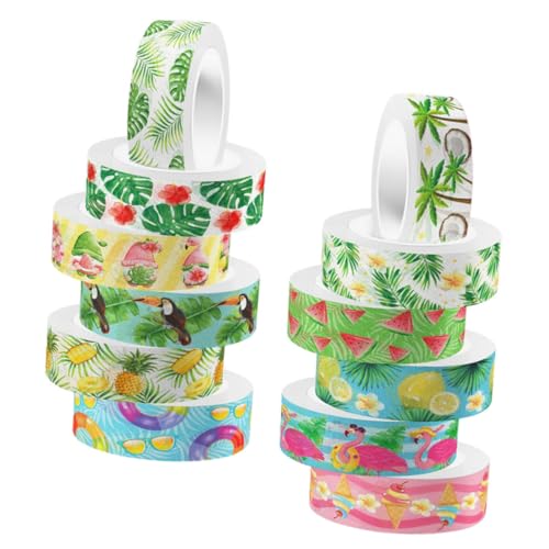 Gadpiparty 12 Rollen Dekoratives Washi Tape Bastelband Tagebuchband Scrapbooking -Vorräte dekorative Klebebänder Washi -Bänder Grünes Washi-Tape DIY Klebeband Aufkleber Gadpiparty 12 Rollen Dekoratives Washi Tape Bastelband Tagebuchband Scrapbooking -Vorräte dekorative Klebebänder Washi -Bänder Grünes Washi-Tape DIY Klebeband Aufkleber von Gadpiparty