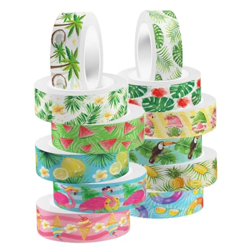 Gadpiparty 12 Rollen Flamingo -band Dekoratives Klebeband Washi Tape Zum Aufzeichnen Band Für Journaling Grünes Washi-tape Bänder Waschen Washi-tape Grün Washi Tape Pastell Aufkleber Gadpiparty 12 Rollen Flamingo -band Dekoratives Klebeband Washi Tape Zum Aufzeichnen Band Für Journaling Grünes Washi-tape Bänder Waschen Washi-tape Grün Washi Tape Pastell Aufkleber von Gadpiparty