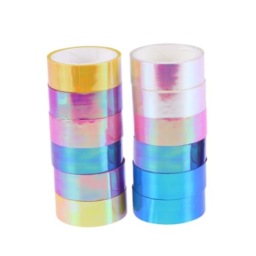 Gadpiparty 12 Rollen Regenbogen Film Klebeband Wasserfest DIY Tape Bunt Dekorativ Scrapbooking Bastelband Farbig Selbstklebend Pro Farbe Weiß Blau Gelb Rosarot Lila Gadpiparty 12 Rollen Regenbogen Film Klebeband Wasserfest DIY Tape Bunt Dekorativ Scrapbooking Bastelband Farbig Selbstklebend Pro Farbe Weiß Blau Gelb Rosarot Lila von Gadpiparty