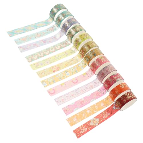 Gadpiparty 12 Rollen Teiliges Vintage Washi Tape mit Floralen Mustern Dekorative Klebebänder für Scrapbooking DIY Basteln Einfach Klebendes Abreißbares Masking Tape Vielseitig Einsetzbar Gadpiparty 12 Rollen Teiliges Vintage Washi Tape mit Floralen Mustern Dekorative Klebebänder für Scrapbooking DIY Basteln Einfach Klebendes Abreißbares Masking Tape Vielseitig Einsetzbar von Gadpiparty