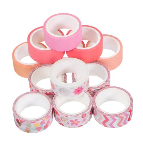 Gadpiparty 12 Rollen Washi-tape Blumen Washi Tapes Vintage Washi Tape Urlaub Paketband Scrapbooking Washi Tape Bedrucktes Band Buch Washi Tape Dekorative Washi-klebebänder Tagebuchband Papier von Gadpiparty