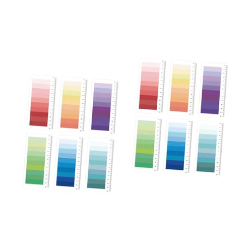 Gadpiparty 12 Sätze Portable Sticky Tabs Pastellfarben Durchsichtige Haftmarker für Notizen Seitenmarkierung und Bürobedarf Leicht für Zuhause von Gadpiparty