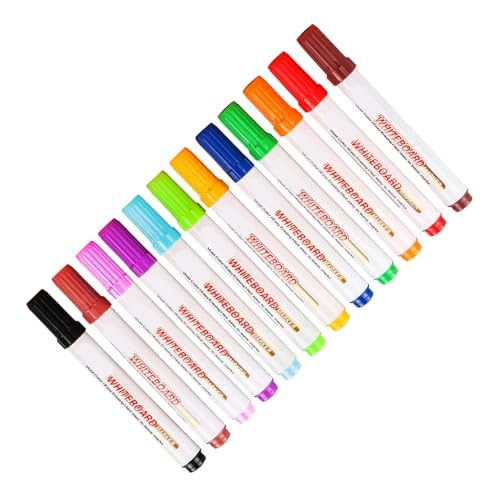 Gadpiparty 12 Stck Wasserfarben Stifte für Löschbare Whiteboard Marker Bunten Farben Kreative Schreibwerkzeuge für Schule und Büro Gadpiparty 12 Stck Wasserfarben Stifte für Löschbare Whiteboard Marker Bunten Farben Kreative Schreibwerkzeuge für Schule und Büro von Gadpiparty