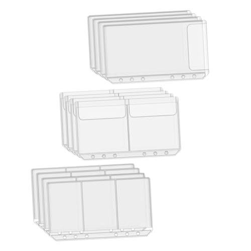 Gadpiparty 12 Stück A6PVC -Aufbewahrungstasche Behälter Klare Taschen Büro für lose Visitenkartenbeutel Ordnertaschen Wiederverwendbare Beutel Quittungsbeutel Binder-Geldbeutel Transparent Gadpiparty 12 Stück A6PVC -Aufbewahrungstasche Behälter Klare Taschen Büro für lose Visitenkartenbeutel Ordnertaschen Wiederverwendbare Beutel Quittungsbeutel Binder-Geldbeutel Transparent von Gadpiparty