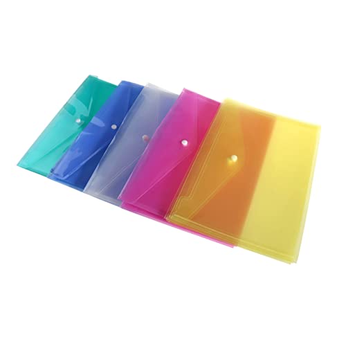 Gadpiparty 12 Stück Aktenhalter Office-Dateiordner Aktenorganisatorhalter Dokumentenhalter mit Papierständer Ordner für die Schule schnappen Post Dokumentenkoffer Aktenordner aus Papier Weiß von Gadpiparty