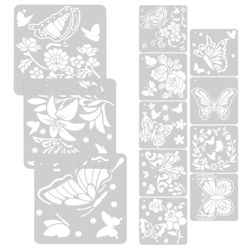Gadpiparty 12 Stück Blumenschablone Kundenspezifische Schablonen Für Sprühlackierung Schablonen Zum Malen Wildblumen-schablonen Große Schablonen Halloween-farbschablonen Vorlage Das Haustier Gadpiparty 12 Stück Blumenschablone Kundenspezifische Schablonen Für Sprühlackierung Schablonen Zum Malen Wildblumen-schablonen Große Schablonen Halloween-farbschablonen Vorlage Das Haustier von Gadpiparty