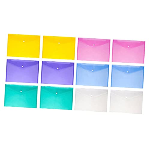 Gadpiparty 12 Stück Dokumententasche Mit Schnappverschluss Briefumschläge Dateiordner Dokumentenkoffer Aktenordner Aus Papier Rosig von Gadpiparty