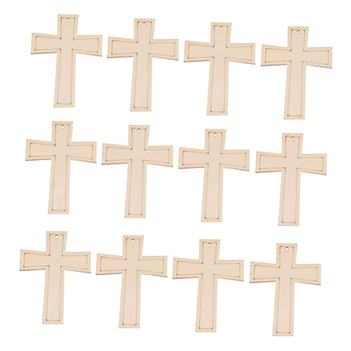 Gadpiparty 12 Stück Hängende Holzdekoration DIY Hohlkreuz Anhänger Beige für Partys Hochzeiten und Bastelprojekte Langlebig und Vielseitig Einsetzbar Gadpiparty 12 Stück Hängende Holzdekoration DIY Hohlkreuz Anhänger Beige für Partys Hochzeiten und Bastelprojekte Langlebig und Vielseitig Einsetzbar von Gadpiparty